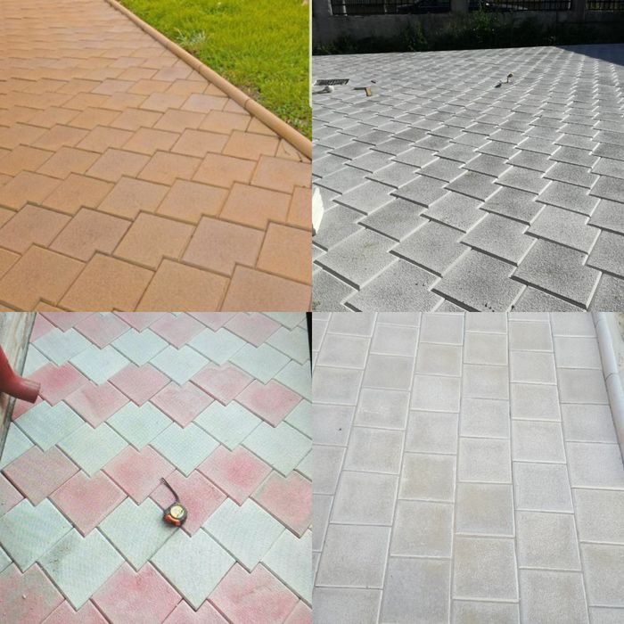 Pavaje Pavele beton - model Combi antracit aditivat - rezidential