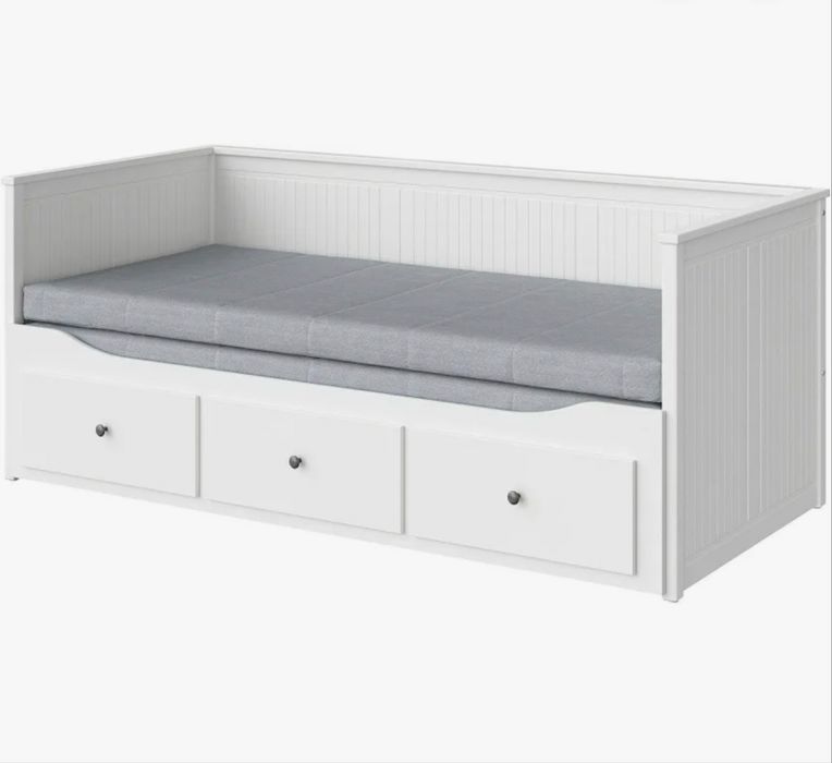 Pat Divan cu 3 sertare si 2 saltele ikea