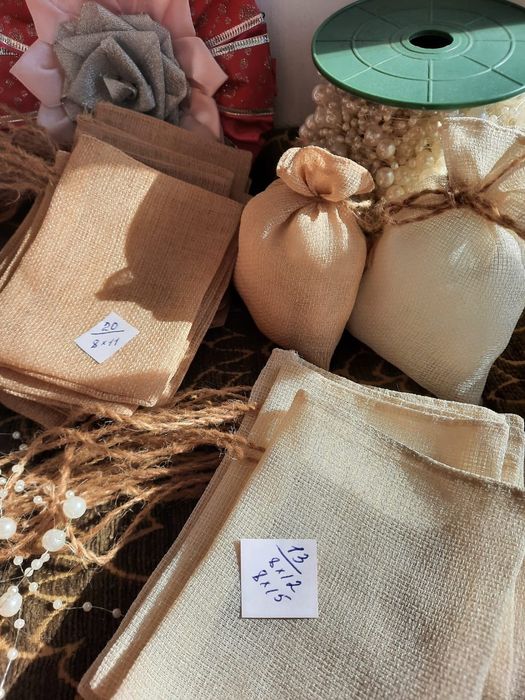 Мешочки для мелких подарков. Ткань.