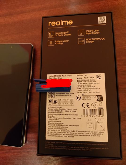 Realme GT 6T (12/256GB) (Liber de rețea) (NOU!)