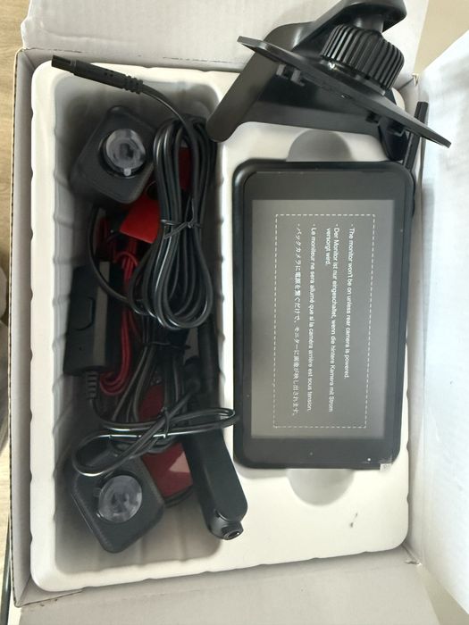 AUTO-VOX W12 Wireless Backup Camera, 5" 1080P Screen, Dual Channel