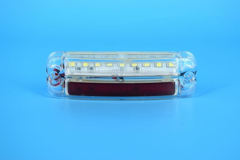 Lampa laterala cu LED 12-24V ALB - GALBEN .
