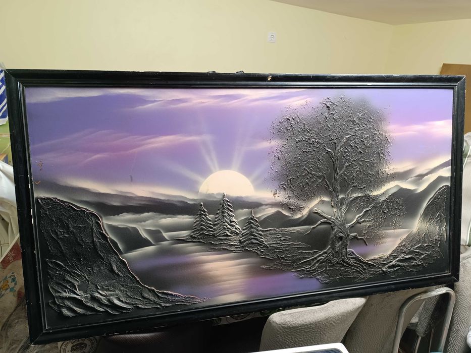 Релефна пейзажна картина