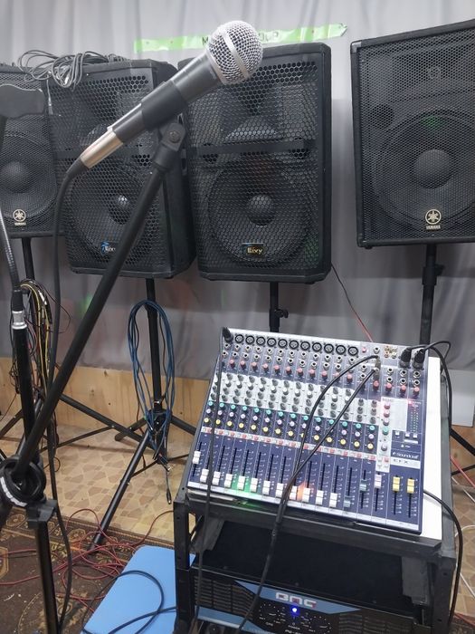 Колонки музыкальные с усилителем