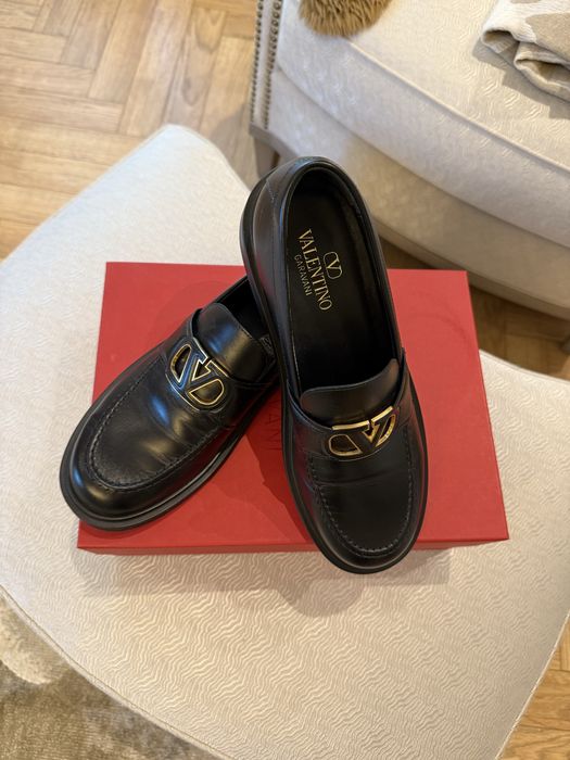 Лоферы кожа Valentino оригинал