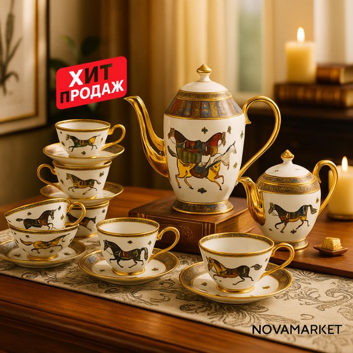 Чайный сервиз Hermes 15 предметов
