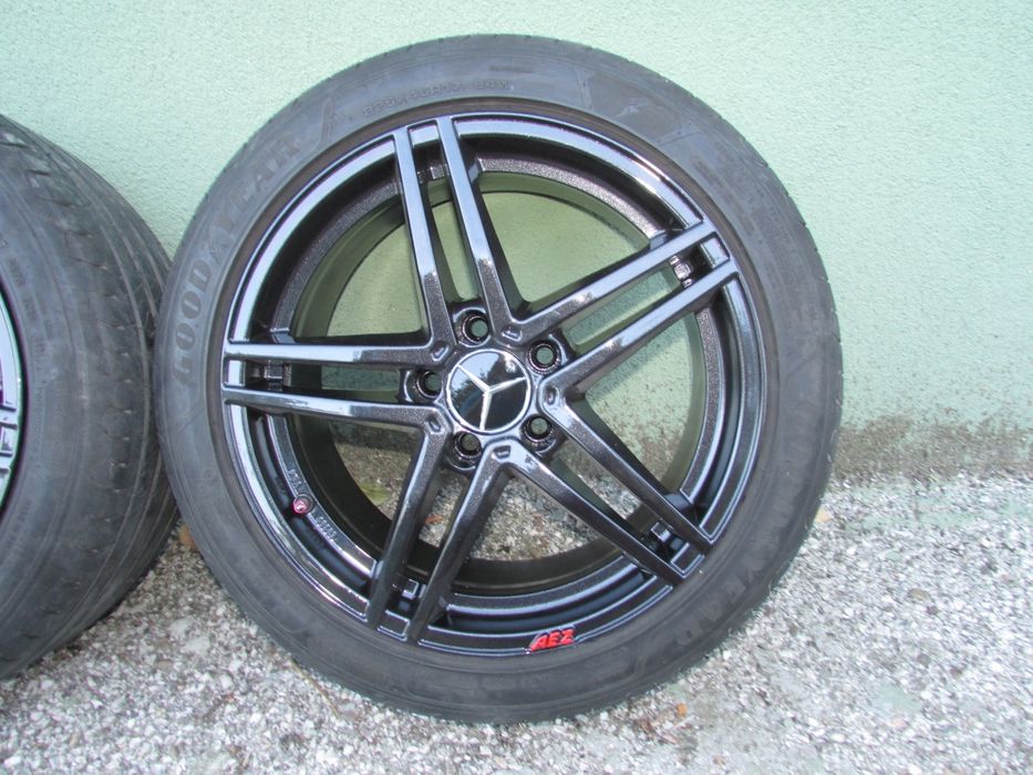 17" оригинални джанти за Мерцедес и ВАГ групата  "AEZ", 5x112 с гуми "