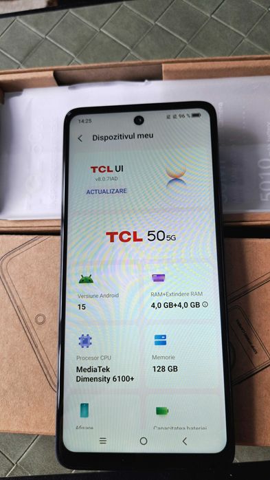 Telefon mobil TLC 50 5G nou. 550 lei