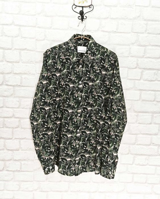 Samsoe & Samsoe Мъжка риза флорална размер L