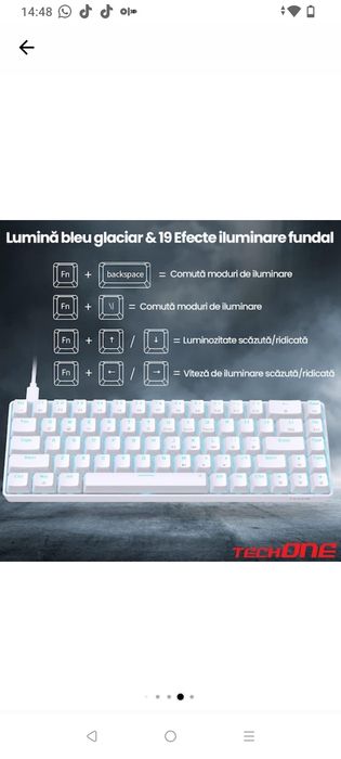 Tastatura profesionista de gaming