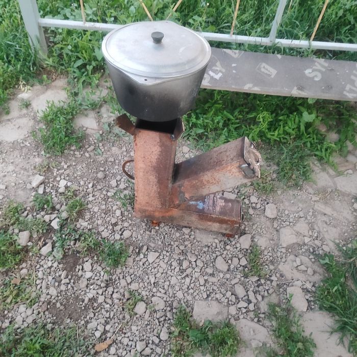 Печка ракета походный