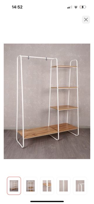 Вешалка, полка, стеллаж