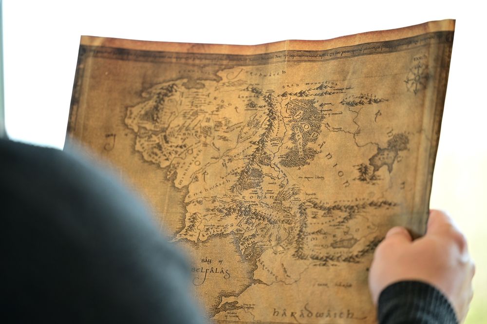 Карта на Средната Земя / Lord of the rings