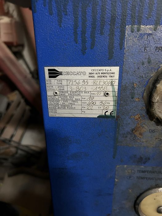 Compresor pe surub cu butelie