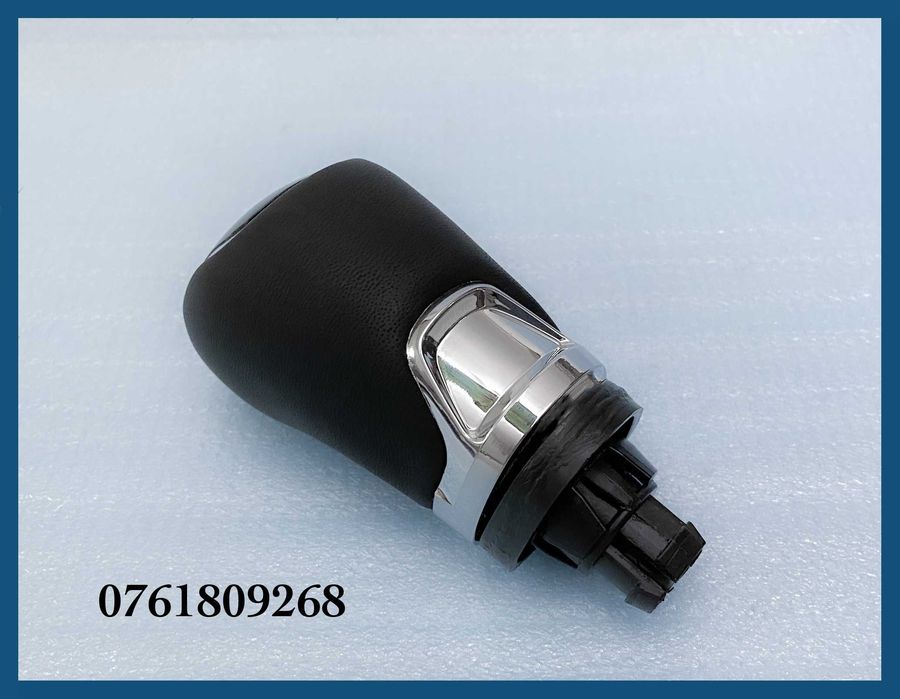 Nuca schimbator din piele pentru SKODA Octavia 2 / 3 / Fabia / Rapid / Superb / Yeti cu 5 trepte
