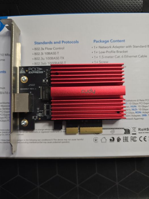 Placa de retea 10Gbps cudy