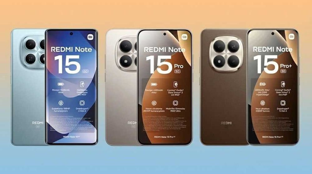 Новые Redmi Note 15 Note 15 Pro Note 15 Pro+ Бесплатная Доставка!