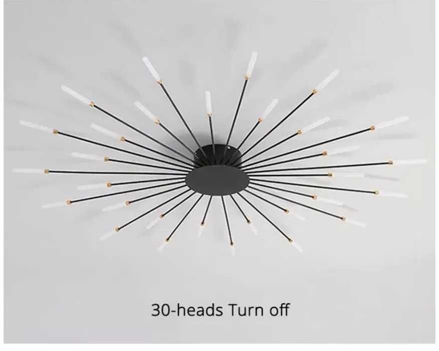 Модерна LED ЛЕД  фойерверки, цвете, скандинавска, полилеи (30 глави)