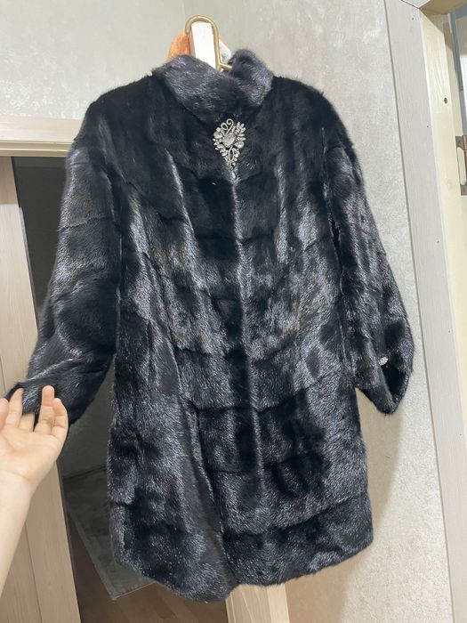 Норковая Шуба Черный