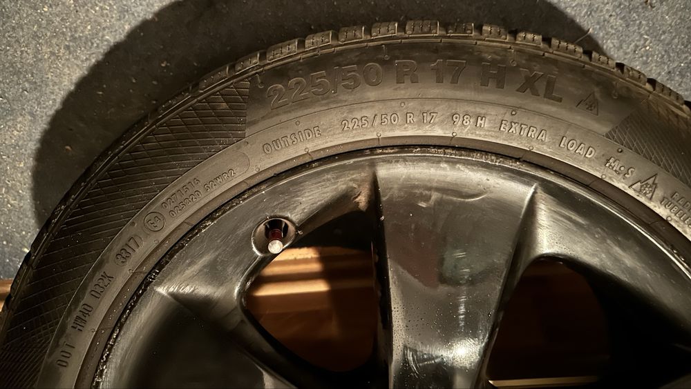 Jante Toyota aliaj 17” + cauciucuri(2017)