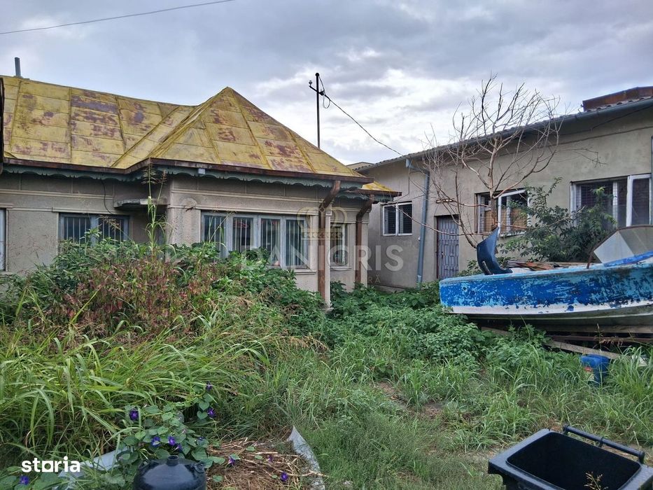 Casă bătrânească + Hală |Brătianu | Teren 621 mp | Deschidere 30,46 ml