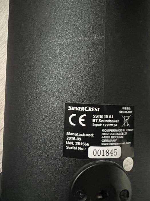 Boxă bluetooth silvercrest