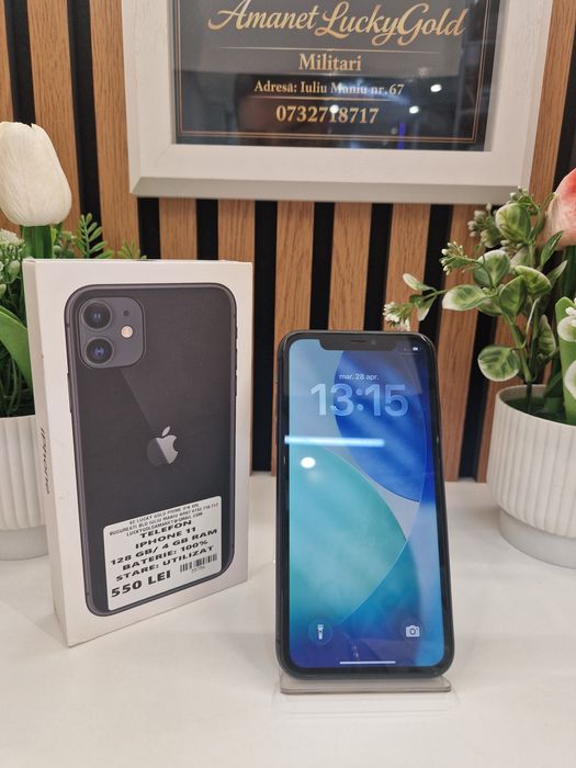 IPHONE 11 128 GB / 4 GB RAM 100% BATERIE Garantie ! #55756