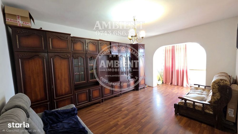 Apartament cu 3 camere, mobilat și utilat, VASLUI - zona CENTRU;