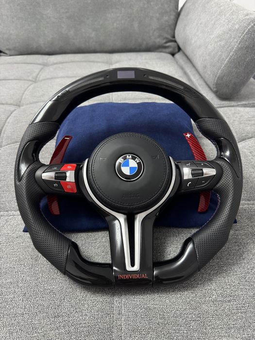 Volan la comanda , custom/carbon , pentru BMW f10 f06 f36  f30 etc