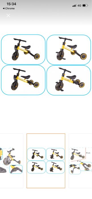 Tricicleta 3 in 1 Trike Fix Mini