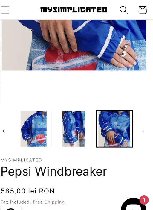 Windbreaker cadou, MySimplicated,mar. S, nou