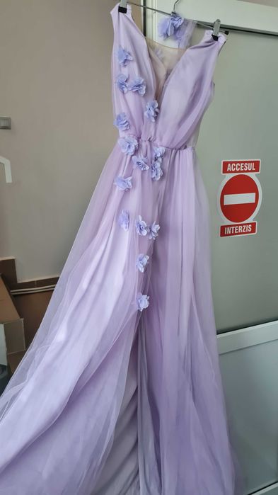 Rochie de ocazie, de nunta, Femei/Fete, Violet, Vara, XXS-XS