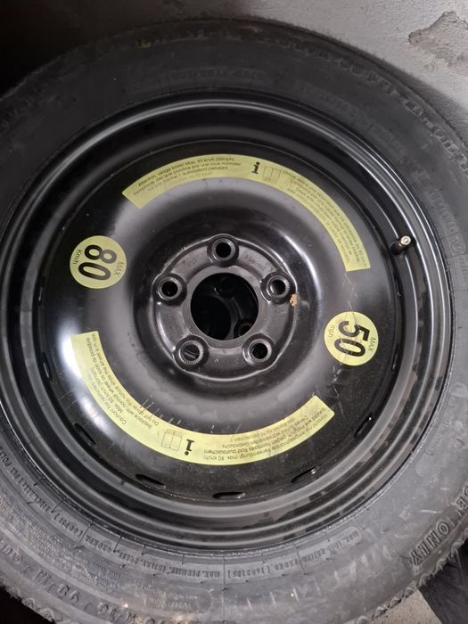 Резервна гума патерица 5 112 66.6 с размер 125 90 16 подходяща за Merc