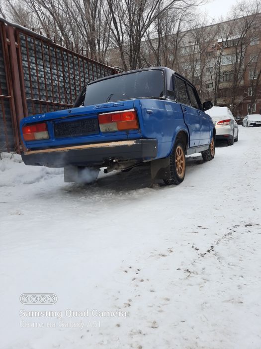 ваз лада 2107 синий