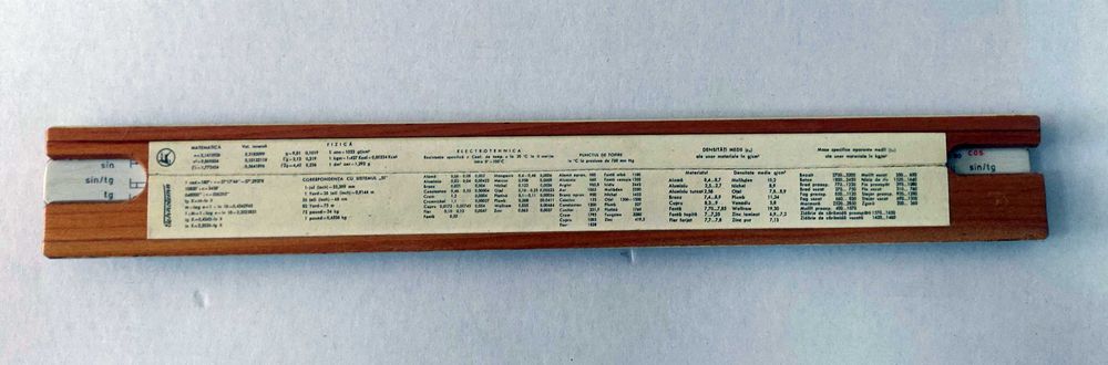 Rigla de calcul - Tehnolemn - 30cm