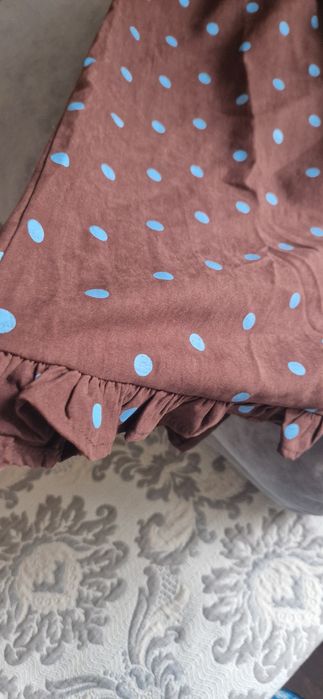 Юбка в горошек новая