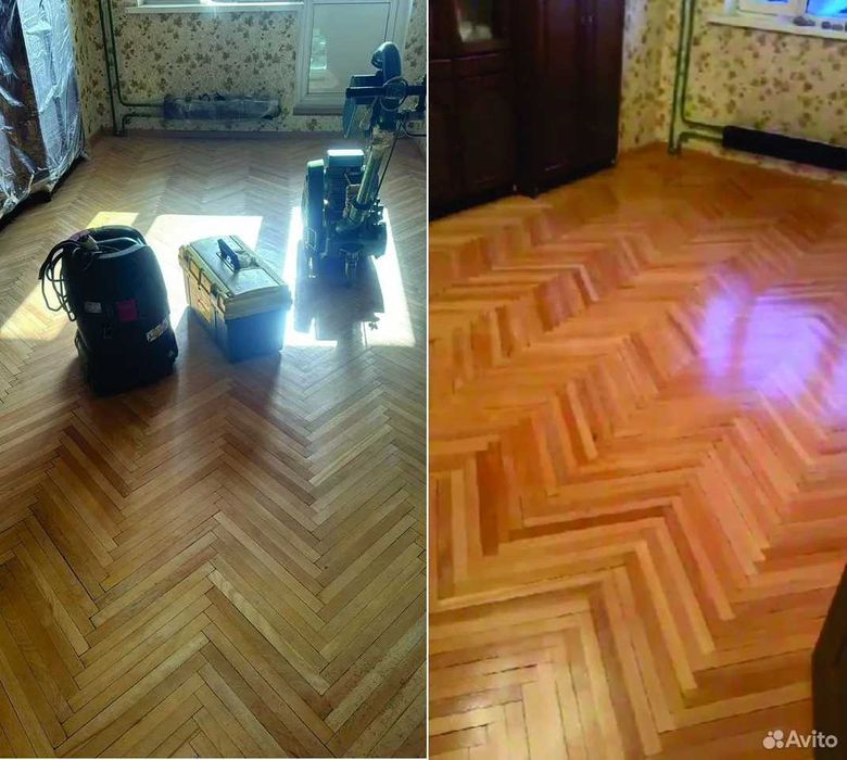 Шлифовка деревянных полов и ремонт паркета в Ташкенте недорого