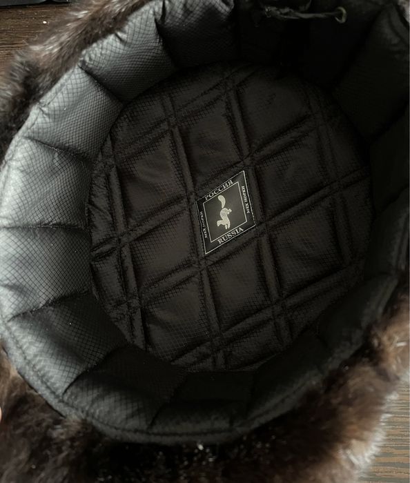 Норковая шапка мужская