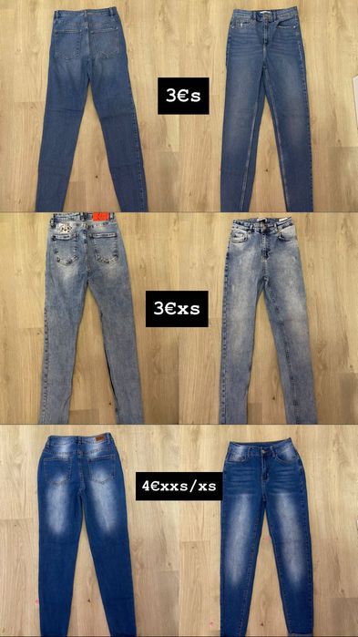 Дамски дънки-ххс/хс/с размери