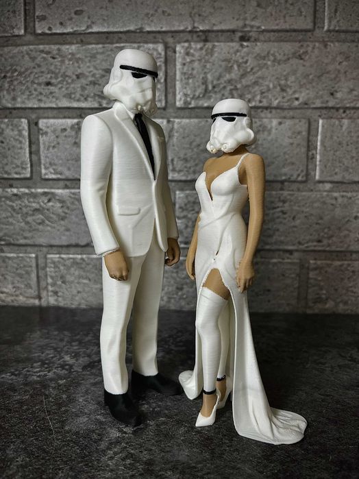 Set 2 figurine Star Wars - Wedding Troopers