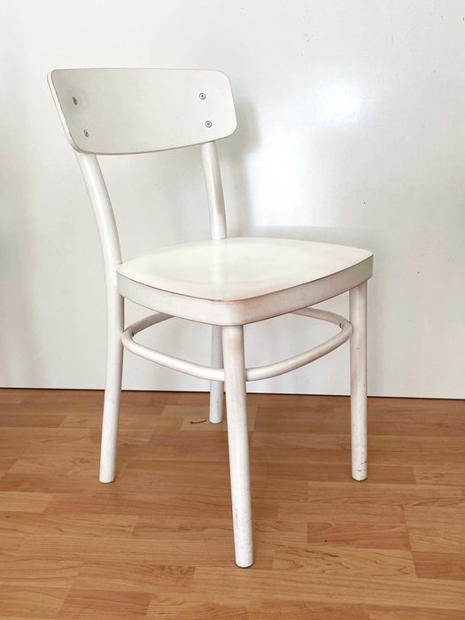 Scaune alb lemn IKEA- 12x bucati, stare foarte buna
