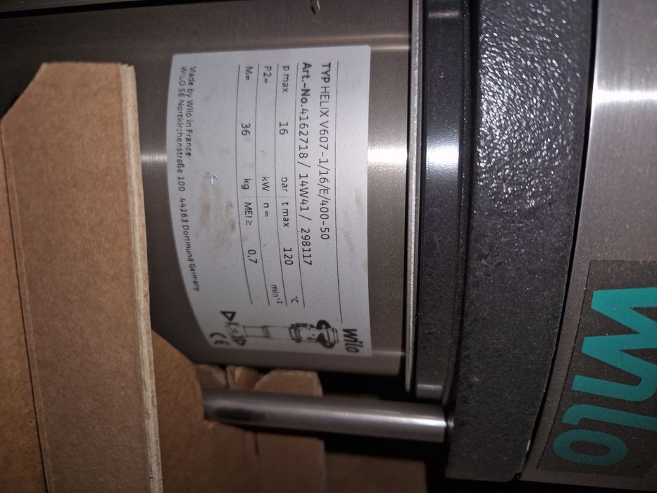 Насос повысительный WILO HELIX V607