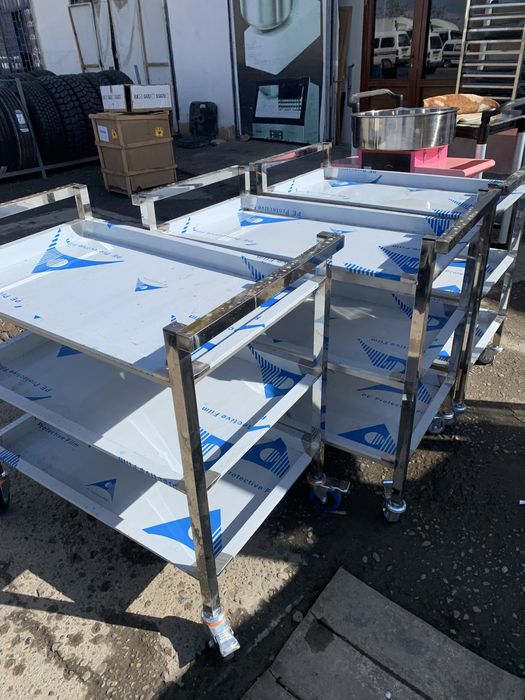 Oshxoan va kafelar uchun aravachamiz temirli va plasmasligi bor