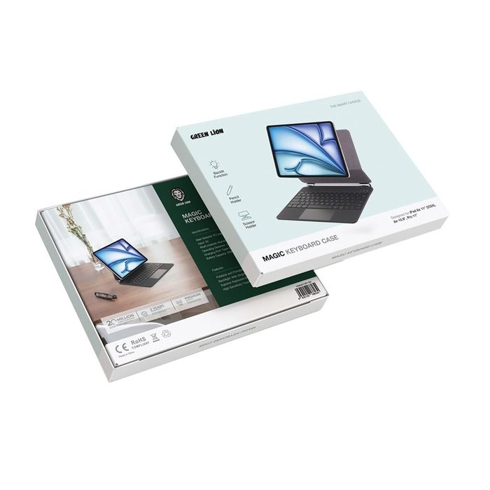 Green Lion iPad A16/10/11 Беспроводной Чехол Клавиатура. Ес