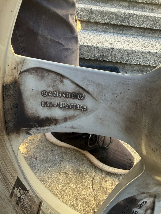 4 броя 18’’ оригинални джанти спорт пакет + летни гуми за мерцедес