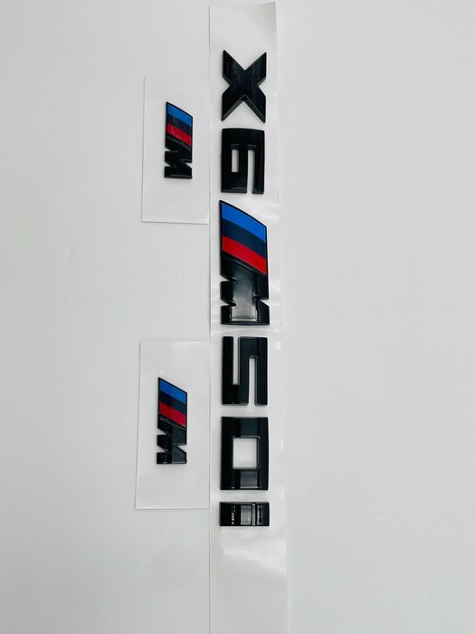Set Embleme Compatibile BMW X6M50i negru