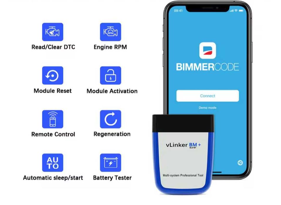 BMW диагностика BimmerCODE / BimmerLINK БМВ бимъркод
