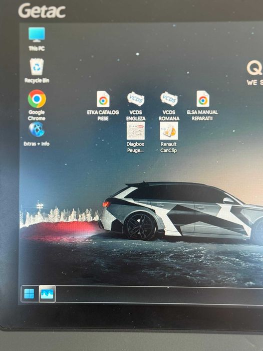 Tabletă GETAC F110 Rugged Diagnoză Auto VAG PSA Renault VCDS ODIS PSA