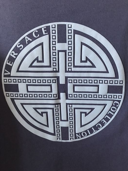 Bluză Versace Collection Circle Logo Cu Legit Check