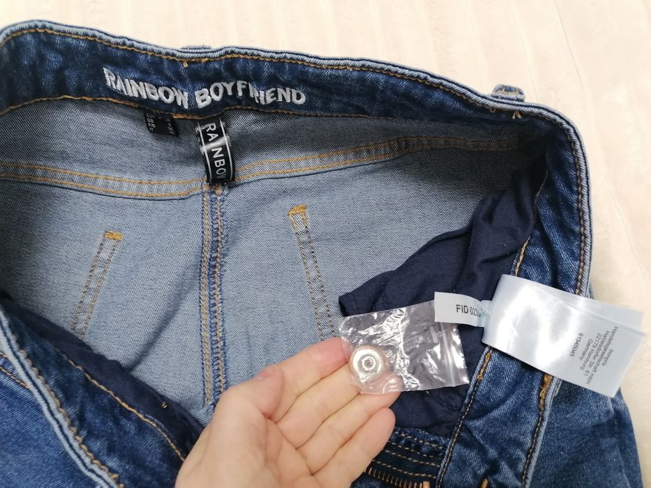 Blugi Rainbow Boyfriend marimea M